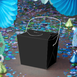 Caixas de Favor Personalizadas Pretas – Take Out 2