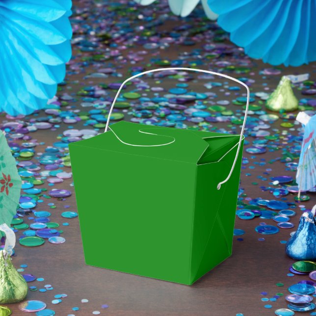 Caixas de Favor Personalizadas Verdes – Take Out 2 (Festa)