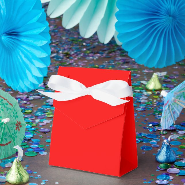 Caixas de Favor Vermelhas Personalizadas – Tenda 3 (Festa)