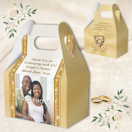 Caixas de Favoritos de Casamento Personalizado, Fo