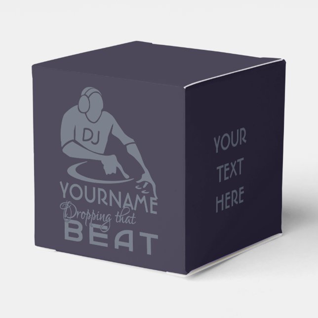 Caixas de favoritos de cores personalizadas do DJ (Verso)