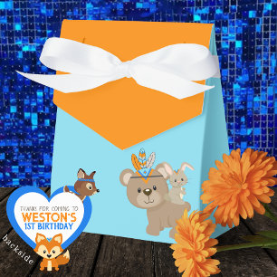 Caixas de Favoritos de Um Urso Selvagem Laranja e