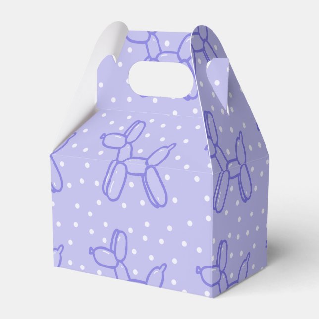 Caixas de Favoritos do Cão-Balão de lavanda (Frente)