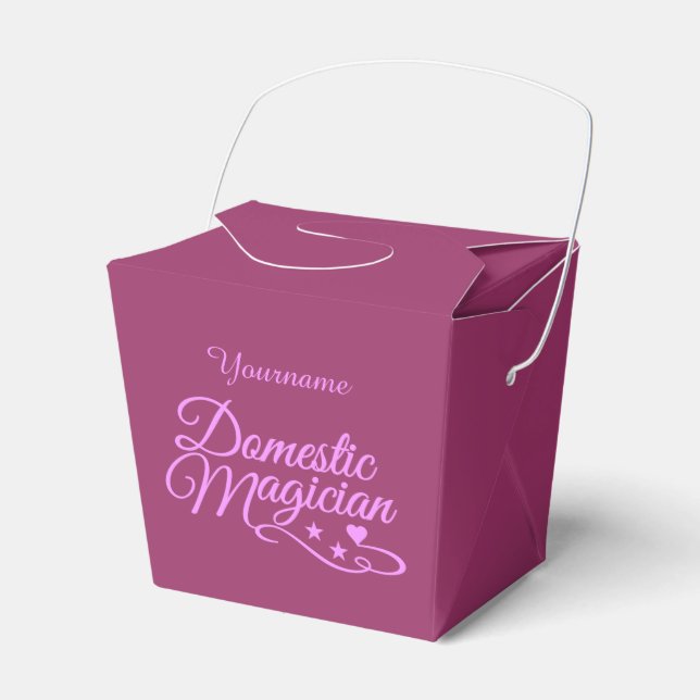 Caixas de favoritos personalizadas para mágicos do (Frente)