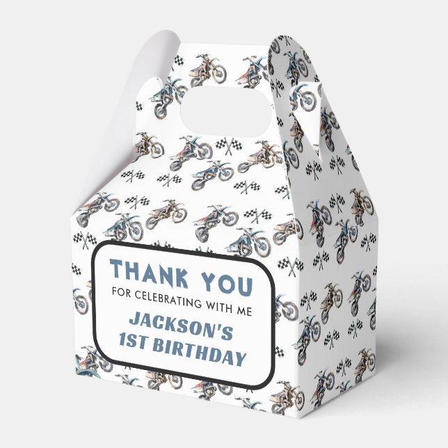 Caixas de Festa de aniversário de moto-moto Dirt B (Frente)