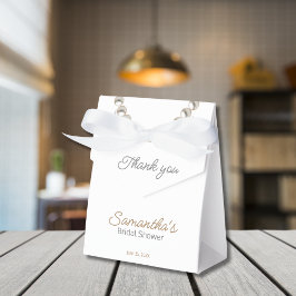 Caixas de Lembranças de Chuveiro de Noiva com Cola