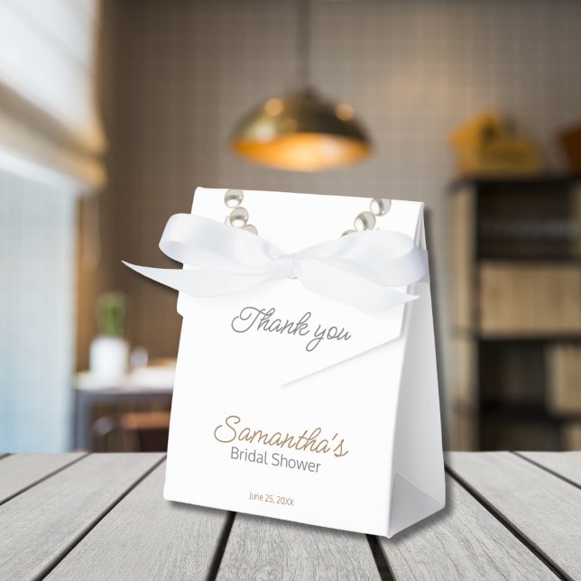 Caixas de Lembranças para Chá de Noiva com Colar d (Criador carregado)