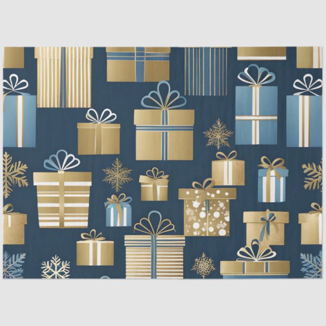 caixas de natal papel de tecidos (Frente )