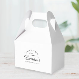 Caixas de Padaria com Logo de Estilo Clássico para