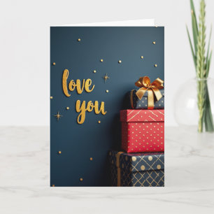 Caixas de Presente de Amor Cartão