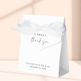 Caixas de Presente de Casamento Chic A Sweet Thank