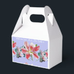 Caixas de Presente de Casamento de Lírio Flor de L<br><div class="desc">Caixas de Presente de Casamento de Lírio Flor de Lilás Roxo Amor-perfeito. Concebidas a partir de uma das minhas pinturas aquarela.</div>