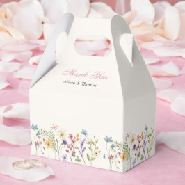 Caixas de Presente de Casamento de Pradaria de Flo