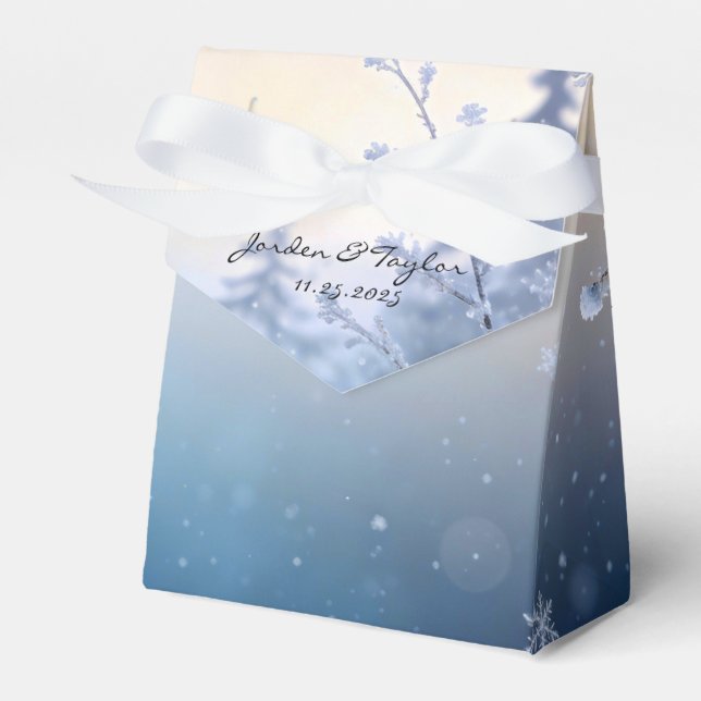 Caixas de Presente de Casamento Soft Winter Daydre (Frente)