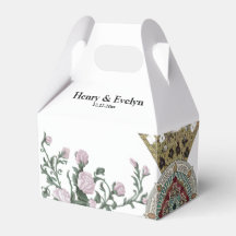 Caixas de Presente de Noiva com Design Floral Bran