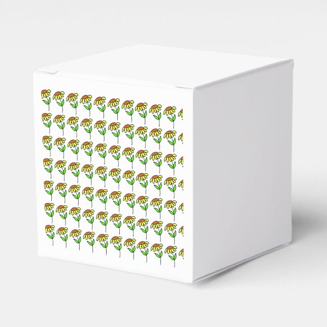 Caixas de Presente Ilustradas para Casamentos, Chá (Frente)