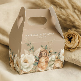 Caixas de Presentes de Casamento Rústicas Boho Ele