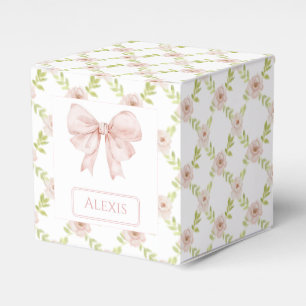 Caixas de presentes de menina floral cor-de-rosa c