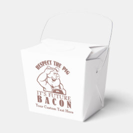 Caixas de saída personalizadas PIG TO BACON