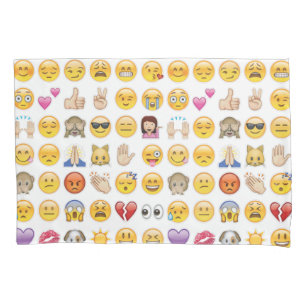 caixas do travesseiro do emoji