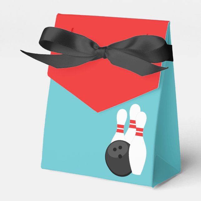 Caixas Favoráveis De Boliche Azul Teal (Frente)