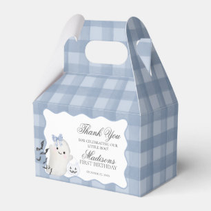 Caixas Gable Pequeno Boo Fantasma Azul Pastel Aniv