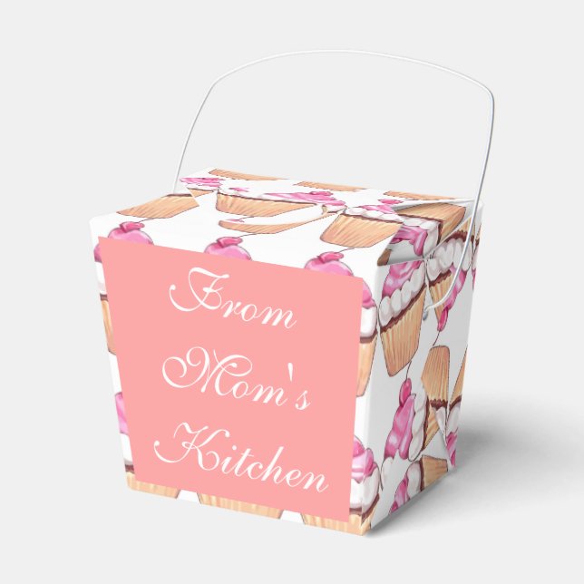CAIXAS PERSONALIZÁVEIS DE SAÍDA DO cupcake - PRESE (Frente)
