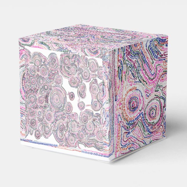 CAIXINHA DE LEMBRANCINHAS 白い線の入った「算数曼荼羅」ボックス (Verso)