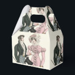 Caixinha De Lembrancinhas 1823 Moda Mulher do Homem de Casamento Antiquado<br><div class="desc">Casal Antiquado de Casamento - Arte de moda antiga de um homem e de uma mulher em 1823, um belo casal do século 19, antes da era Vitoriana, uma ilustração de moda aquática em placa de moda. Esta bela ilustração de dois amantes da moda é de um anúncio para o...</div>