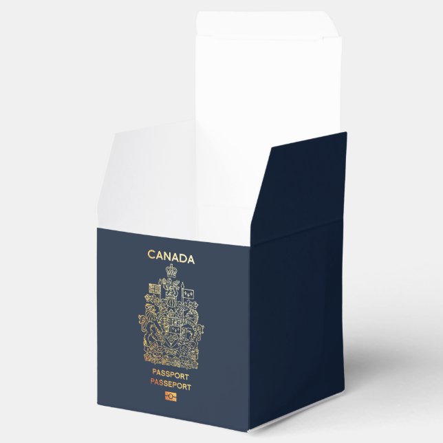 Caixinha De Lembrancinhas [300] Cobrir de passaporte canadiano (Aberto)