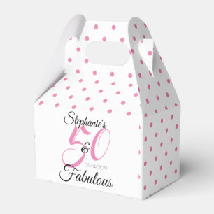 Caixinha De Lembrancinhas 50 e Fabuloso Festa de Aniversário Personalizada