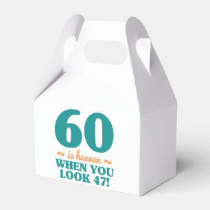 Caixinha De Lembrancinhas 60º Aniversário Sassy