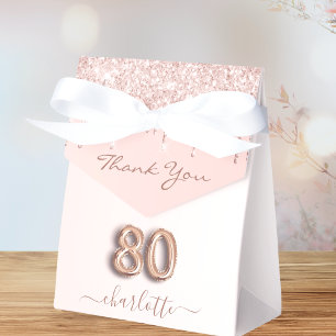 Caixinha De Lembrancinhas 80 aniversário rosa rosa rosa rosa obrigado