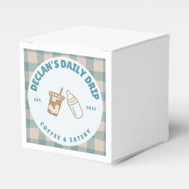 Caixinha De Lembrancinhas A Baby is Brewing Baby Shower Party Favor Box