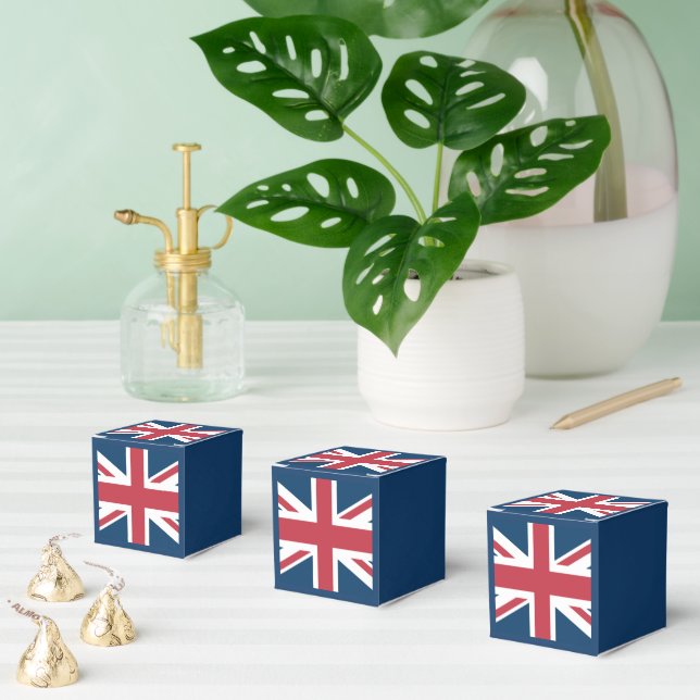Caixinha De Lembrancinhas A bandeira britânica Union Jack (Múltiplo)