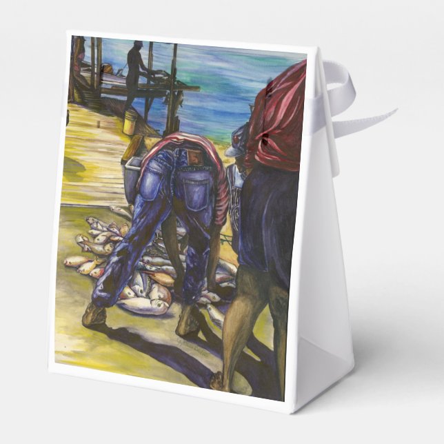 Caixinha De Lembrancinhas A Captura da Manhã, Ilha Harbor (Verso)