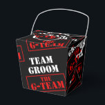 Caixinha De Lembrancinhas A Equipe G-Team Take-Out<br><div class="desc">*Personalize com seu texto e escolha a cor de fundo.</div>