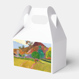 Caixinha De Lembrancinhas A famosa pintura Tahitian Landscape de Paul Gaugui