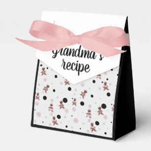 Caixinha De Lembrancinhas A receita da vovó biscoito de Natal