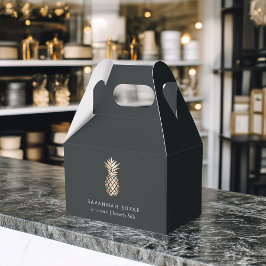 Caixinha De Lembrancinhas Abacaxi de Cobre Elegante | Boutique personalizado