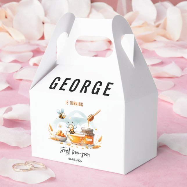 Caixinha De Lembrancinhas Abelhas Amarelas e Girassol Bonitas 1rua Aniversár (Casamento)