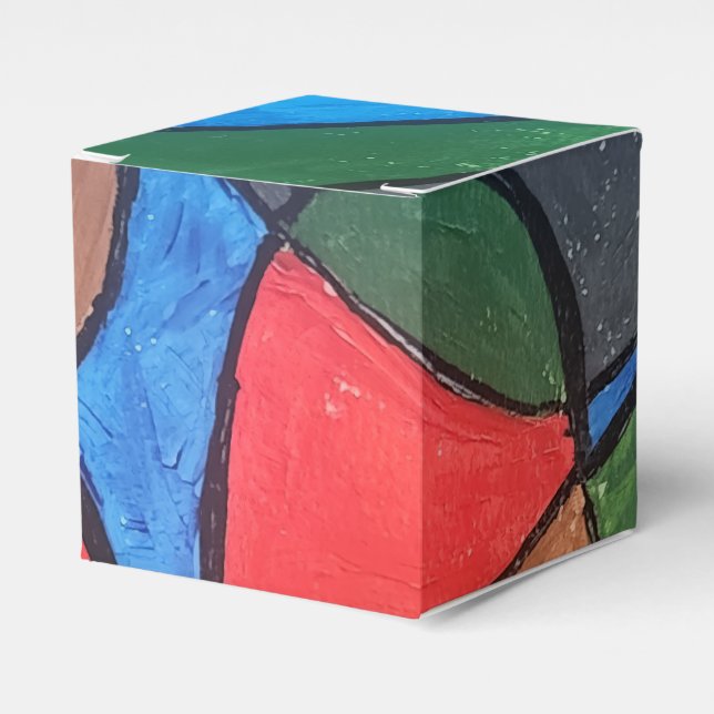 Caixinha De Lembrancinhas Abstrato (Frente)