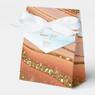 Caixinha De Lembrancinhas Abstrato Glitter Strata Wedding Obrigado SW ID903
