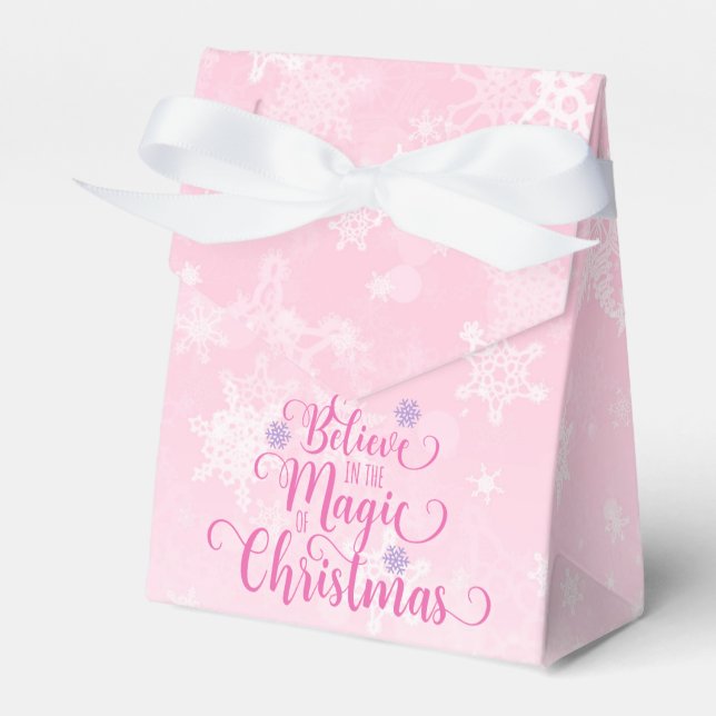 Caixinha De Lembrancinhas Acredite na Magia do Natal (Frente)