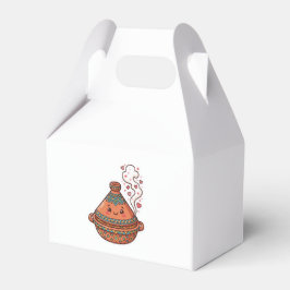Caixinha De Lembrancinhas Adesivo Cultural de Comida Marroquina Tajine Kawai