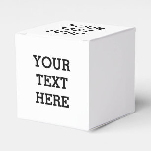 Caixinha De Lembrancinhas Adicione seu próprio texto personalizado aqui pret