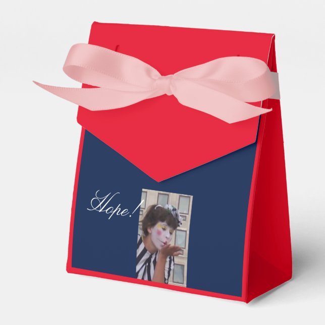 Caixinha De Lembrancinhas Agradecimento de Favor da Festa de Casamento (Frente)