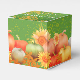 Caixinha De Lembrancinhas Agradecimento Outonal Verde