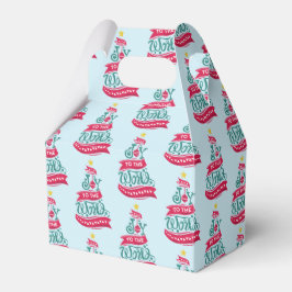 Caixinha De Lembrancinhas Alegria ao padrão mundial de tipografia do Natal