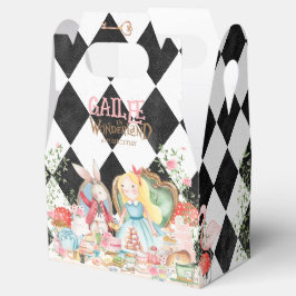 Caixinha De Lembrancinhas Alice Adventures em Woderland Birthday Tea Party